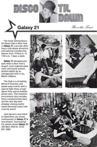 A writeup for George Freeman's Disco Til Dawn Club Galaxy 21
