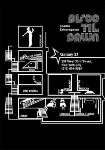 Galaxy 21 Disco til Dawn Poster (New York)