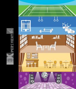 Experiment 4 Poster. Experiment 4 was a nightclub George Freeman opened in New York