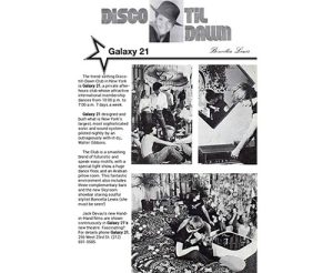 A writeup for George Freeman's Disco Til Dawn Club Galaxy 21