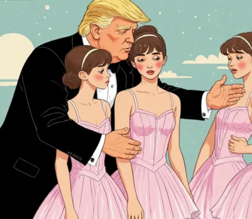 Featured image for “Trump’s Numbers Are Bleeding: From Mar-a-Lago Masquerades to Tariff Tantrums, America’s Had Enough”