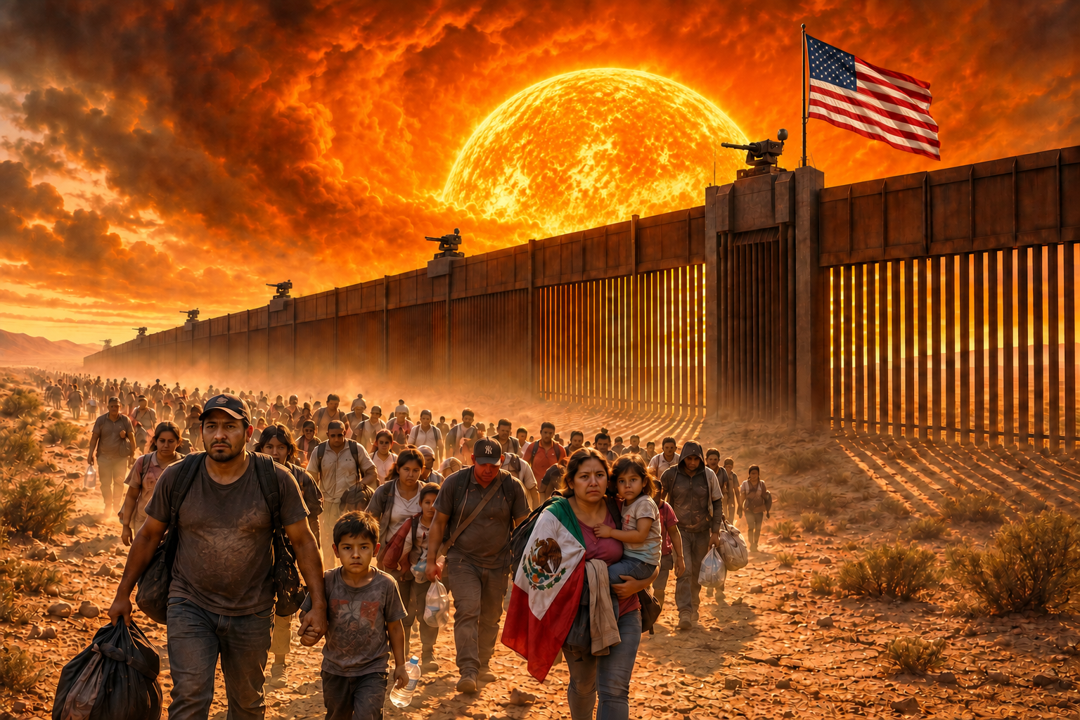 Featured image for “When Climate Refugees Reach America’s Border, What’s the Plan? Trump’s Bullets?”